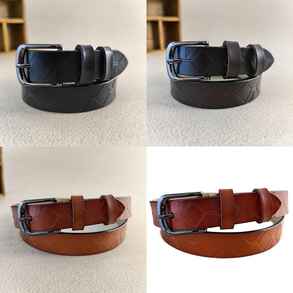 Fashionable Genuine Leather Belt For Women With Simple Pin Closure Designed For Versatile Styling