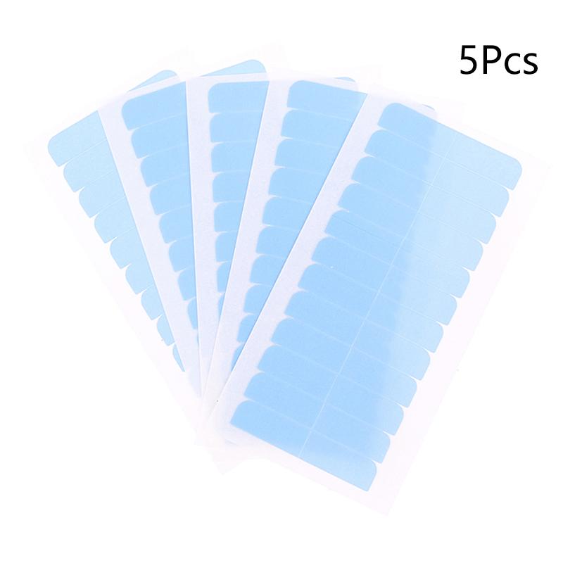 60Pcs Hair Extension Tape Tabs Scraper Replacement Double Sided Adhesive Strong Waterproof Traceless For Extension Toupee