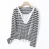 Korean Wool-Blended Color-Block Hooded Sweater - Women's Long-Sleeve Two-Piece Knit for Autumn and Winter
