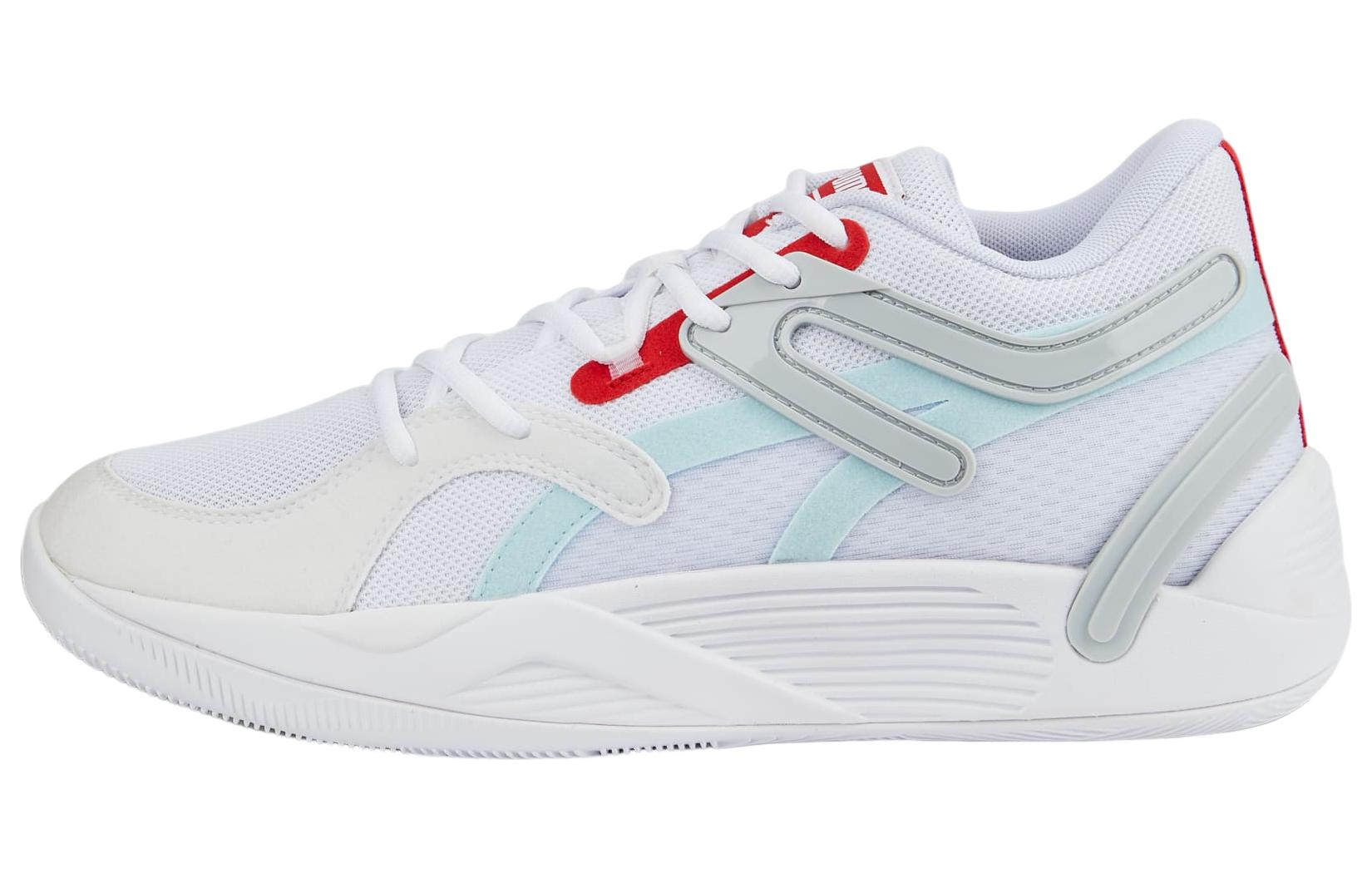 PUMA Trc Blaze Court White Light Aqua 376582-18 44.5