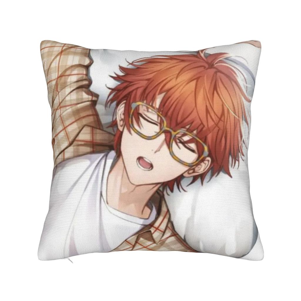 Game Mystic Messenger Seven 707 Pillow Cover Comfy Cushion Cover Fashion Pillow Case For Sofa Home Decoration