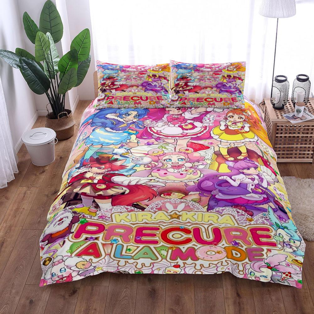 Girls Und Panzer Duvet Cover Set without sheet King Queen Double Full Twin Single Size Bed Linen Set
