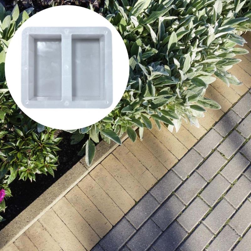 Modular Garden Stepping Stone Molds Safe for Kid and Outdoor Families Projects Light weight Plastic