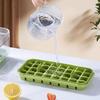 Silicone Ice Cube Tray with Shovel One-click Release Ice Mold Family Gatherings DIY Ice Maker for Whiskey Cocktail