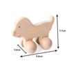 Wooden Cars Toys Maple Diy Crafts for Students Home Activities Montessori Grasping Teething Toy Newborn Birthday Gift Wood Block