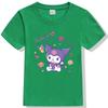 Sanrio Family CUTE Kurumi Cute Printed Childrens TShirt Roundneck Pure Cotton Family Clothing for Parents and Children