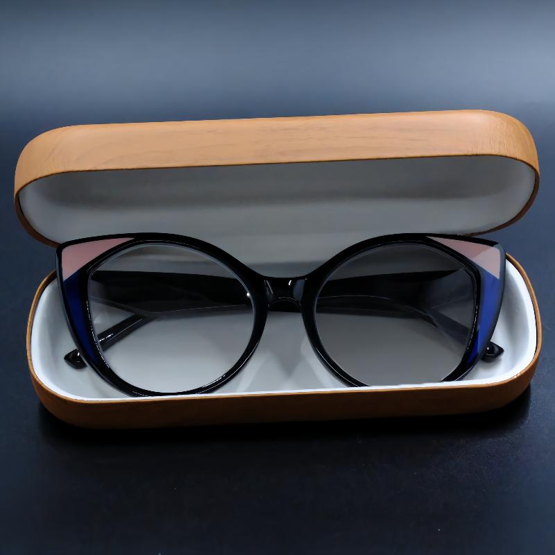 Photochromic Myopia Glasses Anti Blue Light UV Protection Fashionable Prescription Lenses 0 To -4 0
