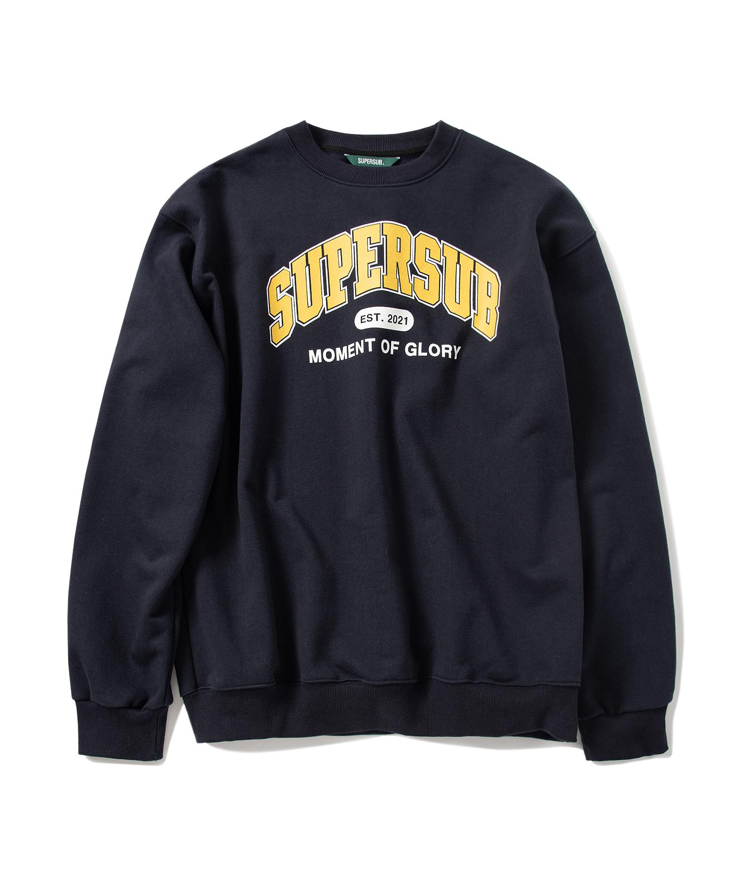 Super Serve College Logo Sweatshirt - Navy Navy/M