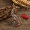 Animal Snake Brooch Pin With Electroplated Alloy Decorative Accessory For Men Women