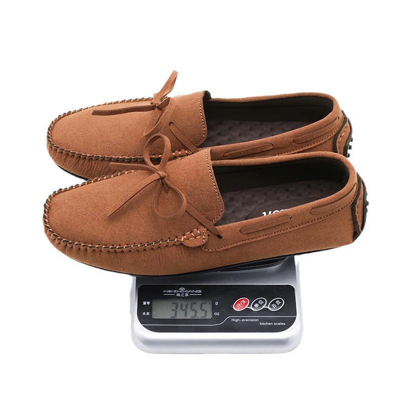 Men's Spring Casual Velvet Driving Shoes - British Style, Versatile, Easy Slip-On Design