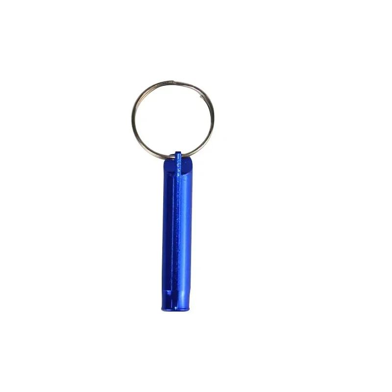 Mini Outdoor Aluminum Alloy Survival Whistle Sports Training Portable Keychain Referee Whistle Emergency Fire Training Whistle