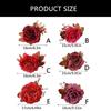 652F Rose Curtain Tieback Clip-on Flower Tie Backs Holder Drape Accessories