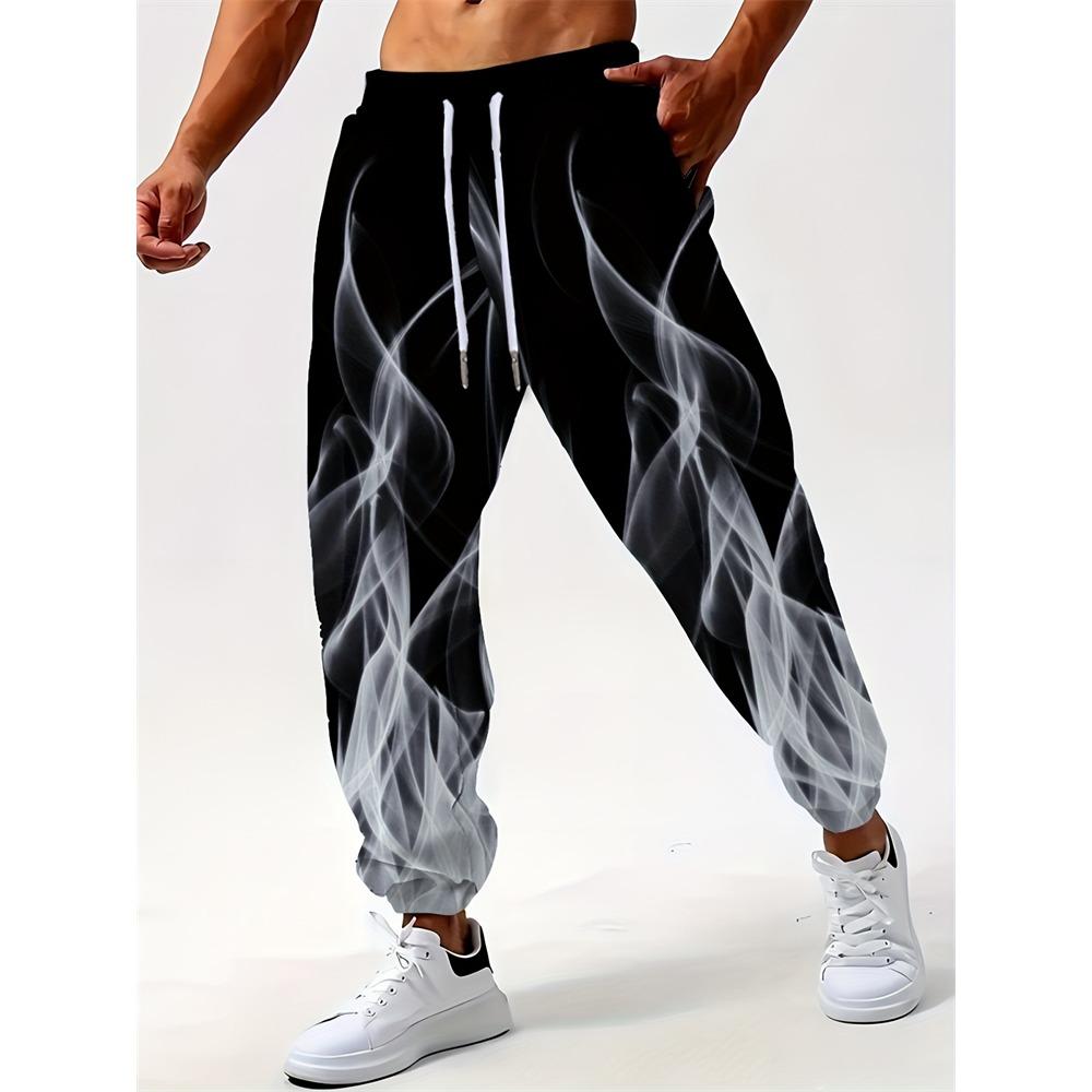 2025 New Men's Casual Sports Pants 3D Texture Design Fashionable Sports Style Comfortable And Soft Drawstring Casual Pants