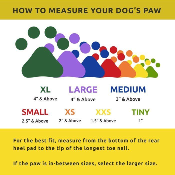 Buty Ochronne dla Psa - Protex Pawz - Czarne - Rozmiar XXS - Wodoodporne