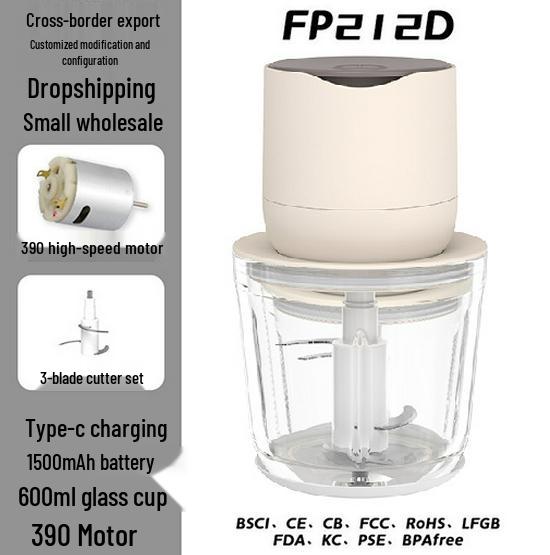 Automatic Electric Garlic Masher & Meat Grinder