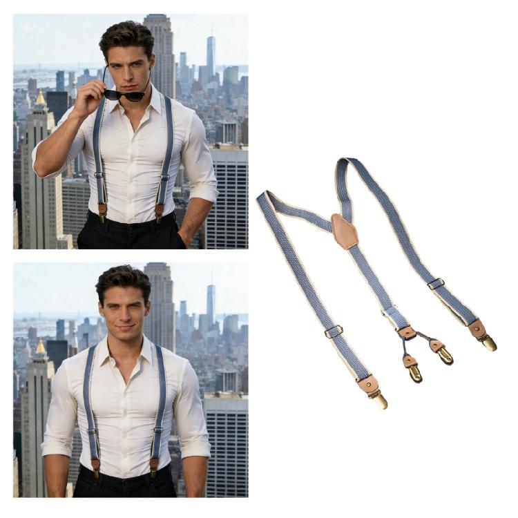 Y-Shape Suspenders For Adult Comfortable And Quick Adjustment Nonslip Brace For Women Men Casual and Formal Event