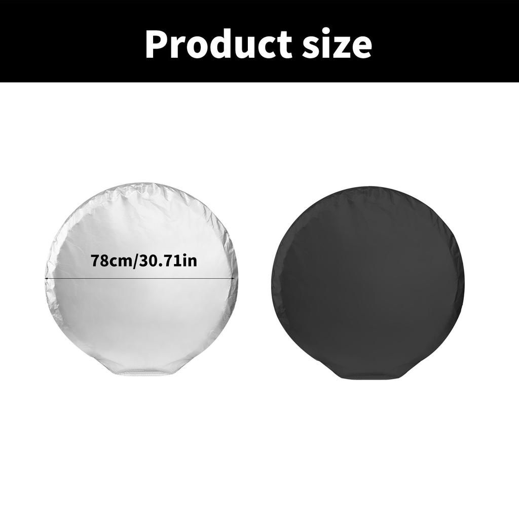 Heavy Duty Tire Guards with Wind Resistant Hooks Tire Covers with Stable Wind Hooks for Outdoor Parking Protections