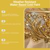 Jakehoe weather-resistant water-based gold paint metallic paint weather