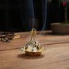 1PC kadidelnice dutá Golden Tower Oil Burner Arab Style Držák kadidelnice pro domácnost