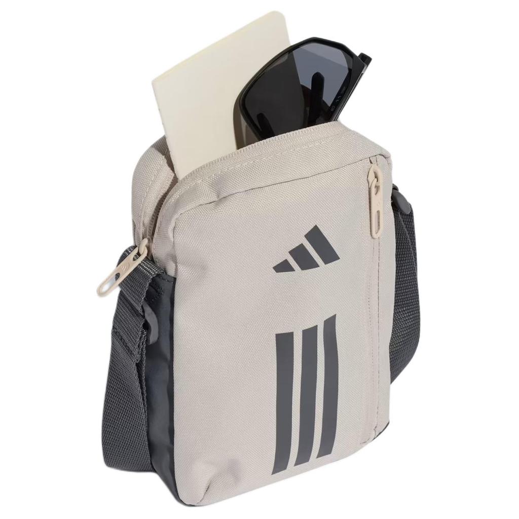 adidas Polyester Shoulder Bag Unisex Beige & Gray KC6921