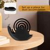 Snails Incense Holder Coil Burner Modern Sturdy Gifts Portable Tray for Living Room Backyard