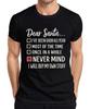 Dear Santa Never Mind I'll Buy My Stuff Weihnachten Lustig Witzig Herren T-Shirt