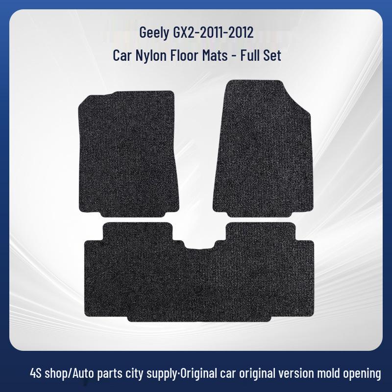 Durable Velour Nylon Floor Mats for Geely GX2-11-12 Models