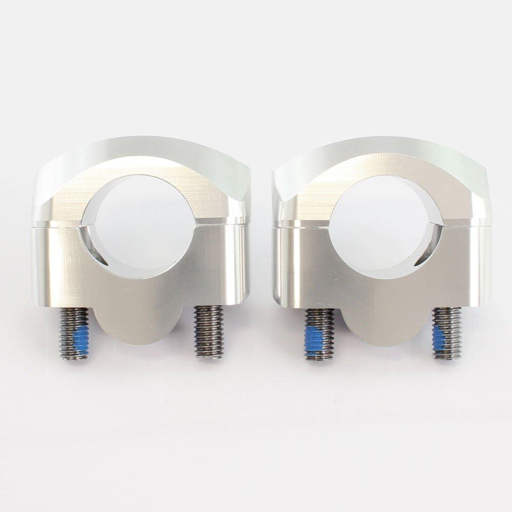 Rise Corporation Tapered Handlebar Clamp Aluminum Handlebar Clamp with Size T05Z9990083SL Kit, Conversion, Silver,