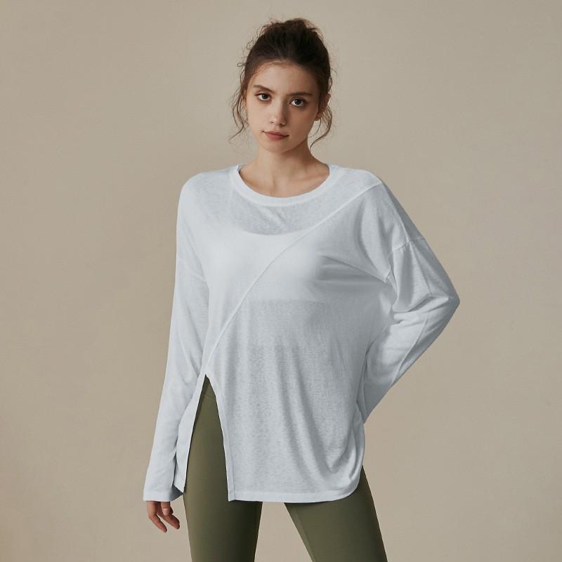 Womens Loose Fit Quick-Dry Yoga Top Short Sleeve Breathable Workout Shirt Running Fitness Pilates Spring Summer