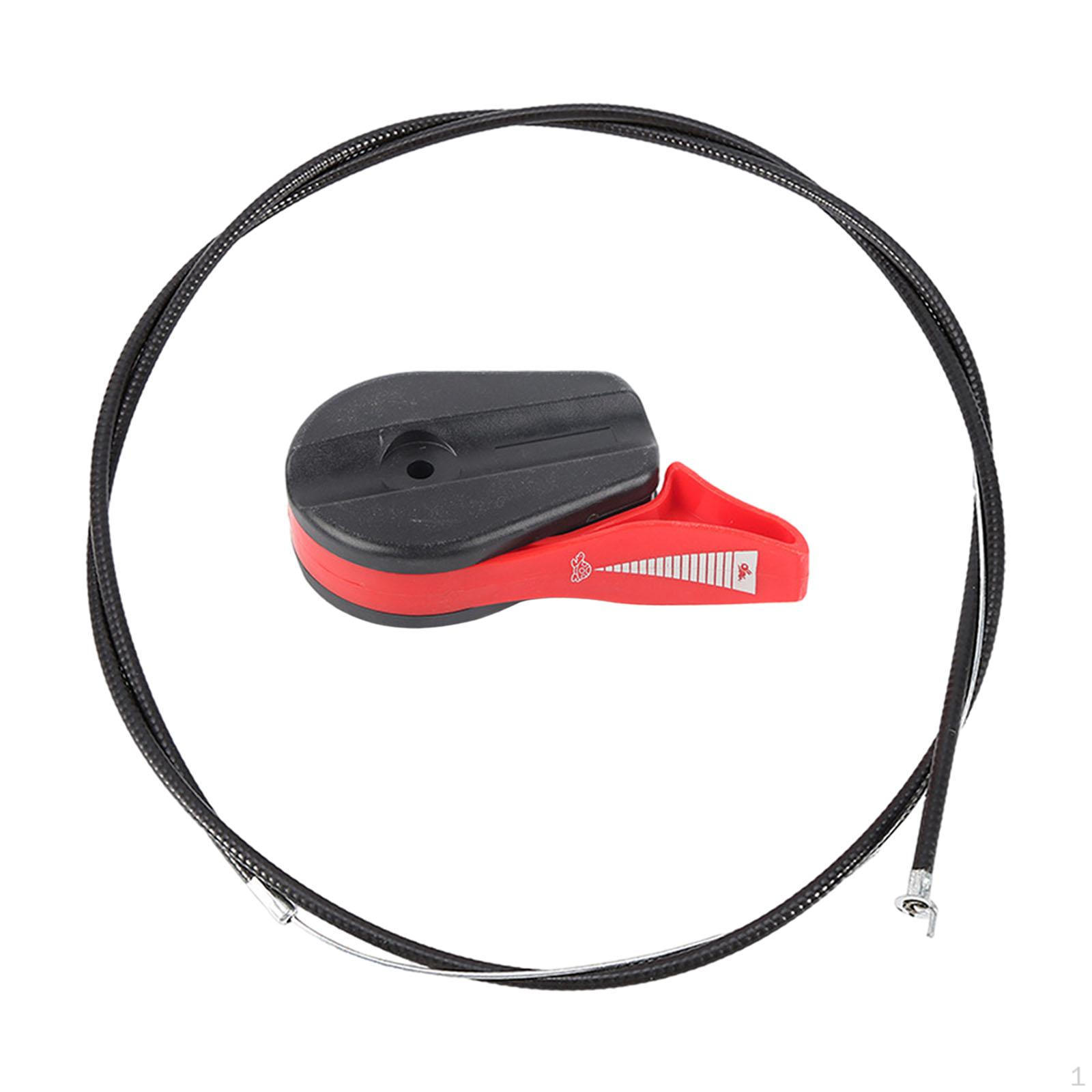 

Газонокосилка, трос дроссельной заслонки, переключатель, рычаг, набор ручек, 65 дюймов, многоразовый, высокопроизводительный, легкий красный