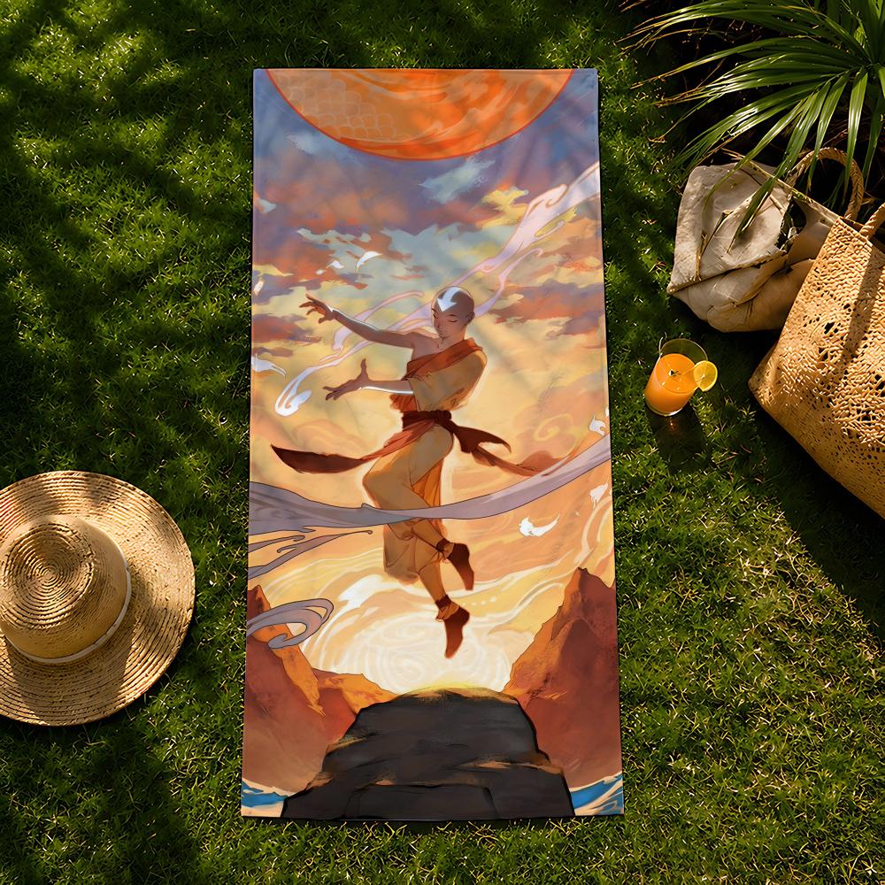 Cartoon A-Avatar T-The L-Last A-Airbender Towel Beach Towel, Quick Drying Absorbent Bath Towel For Swim,Gym,Camping,Outdoor Hot