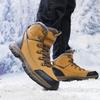 MAEDEF Classic Outdoor Warm Comfortable Walking Climbing Shoes Men Winter Snow Anti-slip Fashion Leather Sneakers Hunting Shoes