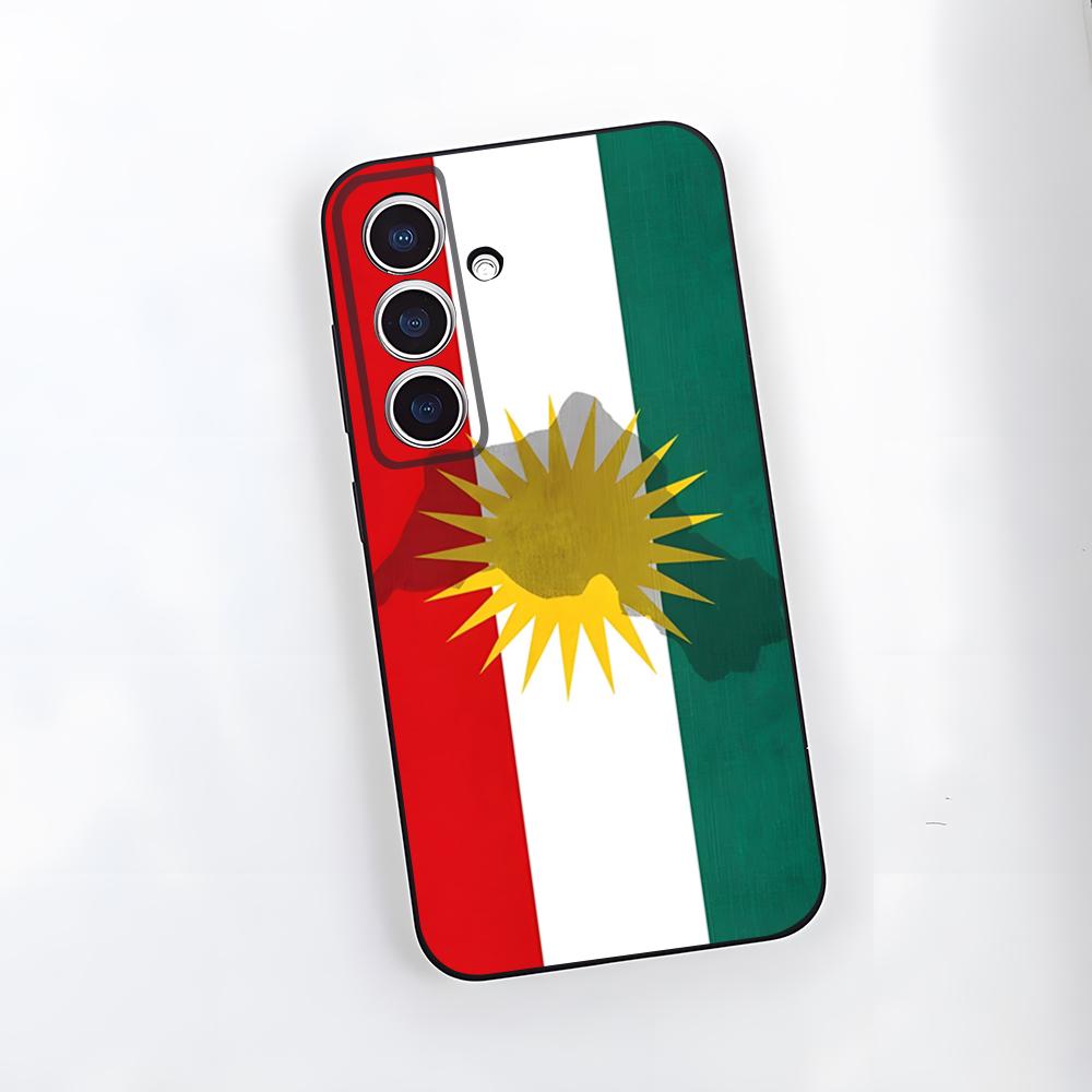 Kurdistan Flag Phone Case For Samsung A25 A13 A33 5G A54 A36 A35 A56 A52 A14 Shockproof Soft Cover