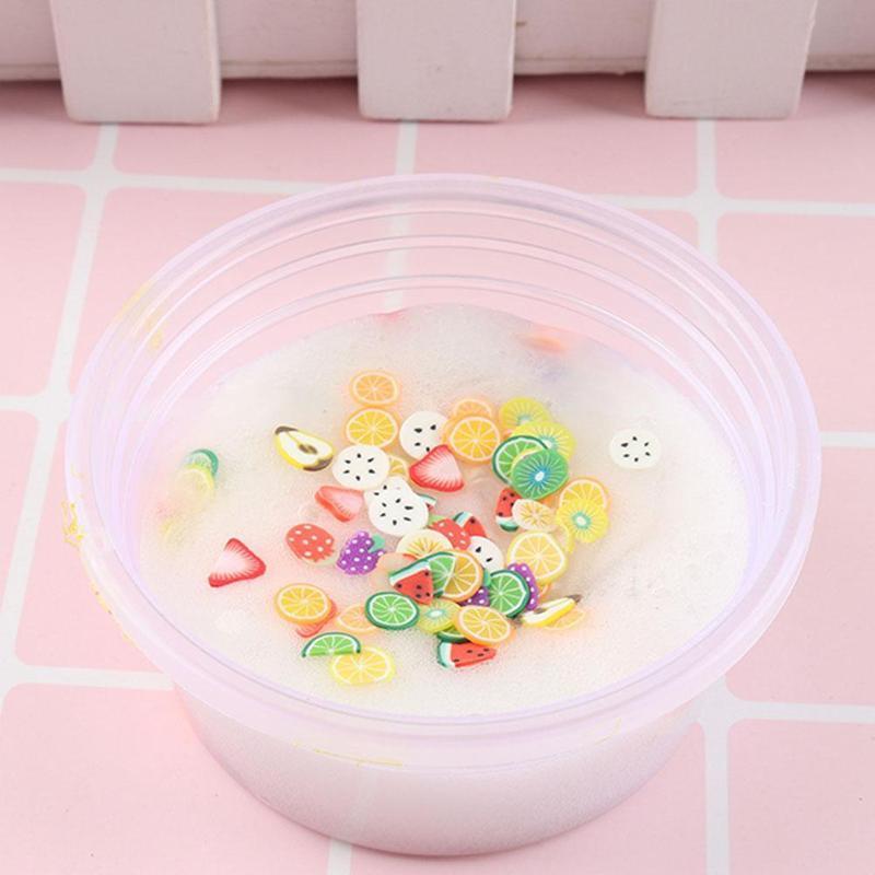 Fruchtkristallfarbener Tonknete-DIY-Spielzeug