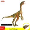 Modello Statico di Dinosauro Compsognathus ed Eoraptor Lunensis con Mascella Mobile per Bambini e Collezionisti