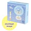 Factory Wall Light Sumikko Continuous Second T'S Clock, Blue, Gurashi, Foot-Moving Clock, Analog, Silent, Hand, SG-5520354HS