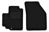 Black Front Floor Mats For: Nissan Pixo Hatchback (2008-2013)