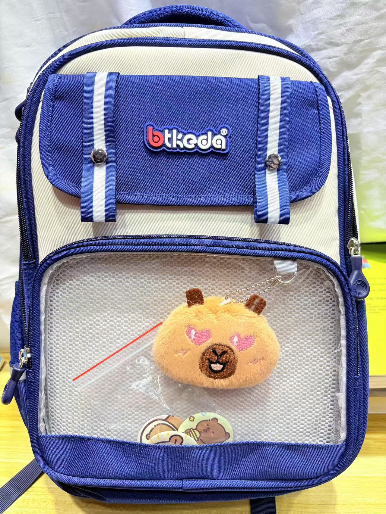 School Bag Burden Reduction And Spine Protection Children S Backpack Grade 3-6 Primary School Student School Bag 42*30*20 тёмно-синий