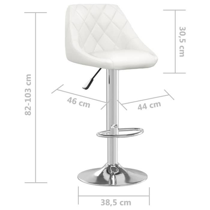 VidaXL Bar Stool Pub Seat Swivel Bar Chair Counter Stool Bistro Seat Pub Chair Home 335169