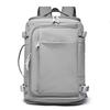 Box-style Open Bag Outdoor Simple Backpack Breathable and Burden-reducing Shoulders Large Capacity Men's Bag USB Independent Shoe Bin