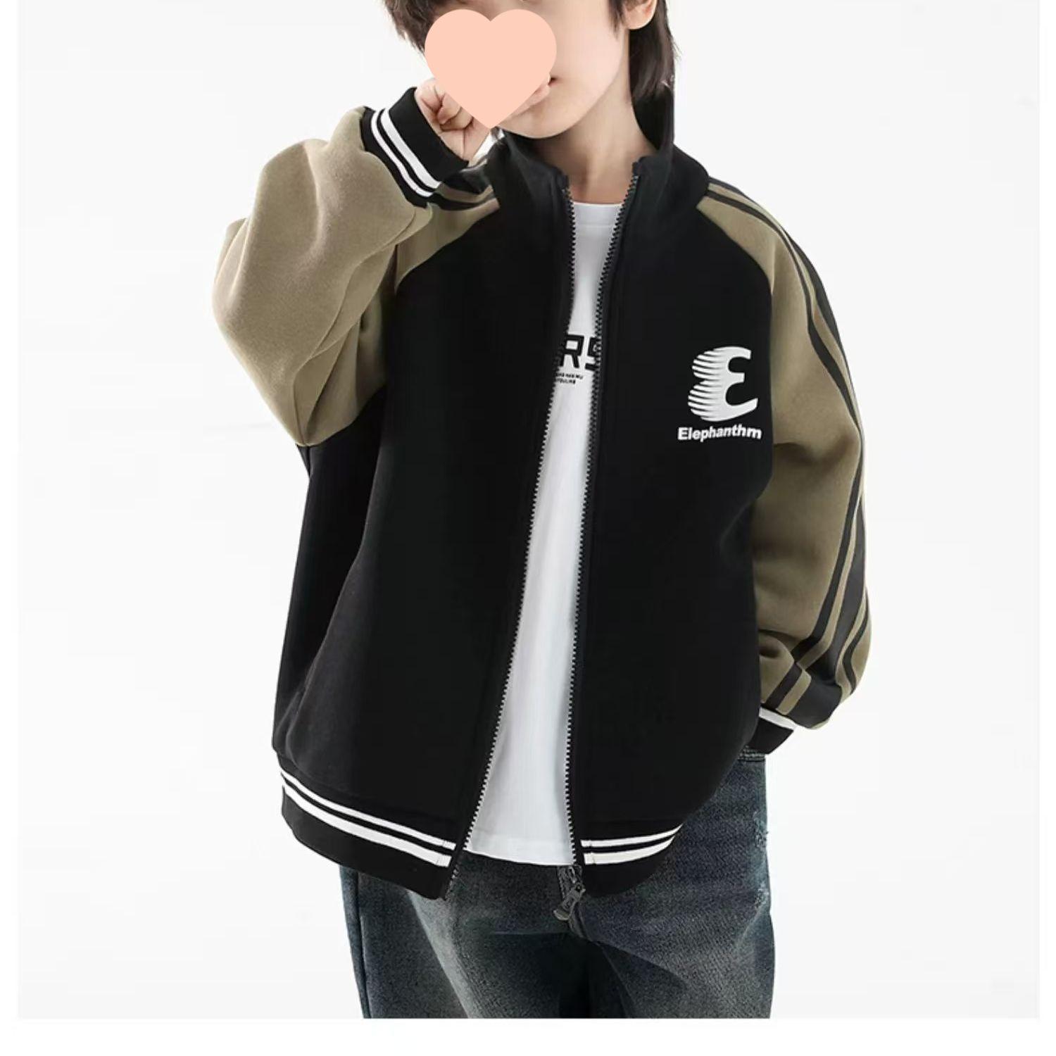 

Boys Handsome Baseball Jacket - Spring/Autumn 2025 Collection 130 cm