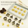 Stainless Steel Geometric Mini Biscuit & Cookie Cutter Set