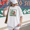 Strawberry Cottagecore Shirt Vintage Botanical Strawberry Tee Garden Fruit Block Print TShirt Berry Plant Graphic Unisex Tshirt