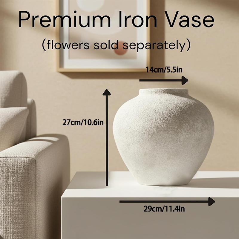 Large Round Vase Ldeal for Dried Flowers Gift for Wedding Home Living Room Decoration Home Modern Farmhouse Console Table Decor