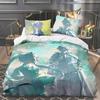 Anime Frieren 3D New Duvet Cover Pillowcase Bedding Set Adult Boy Girl Bedroom Decoration Children Single Double Large