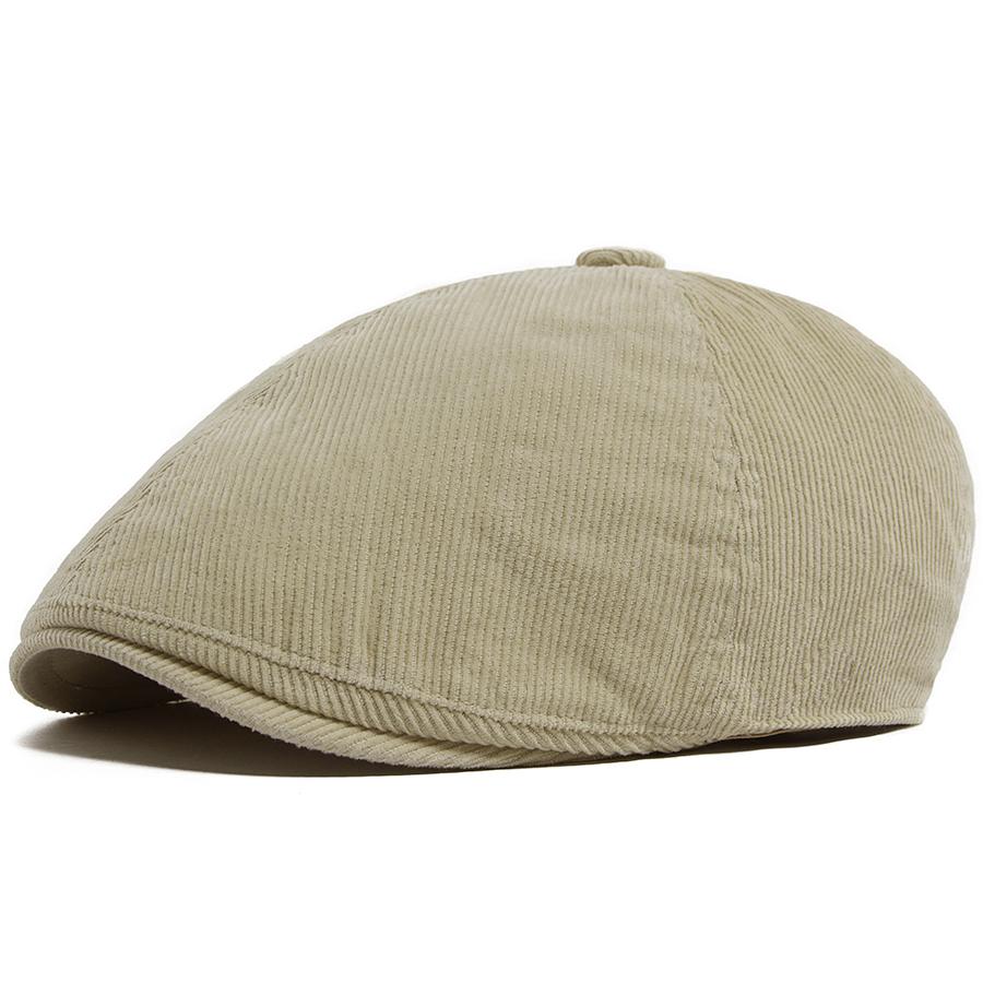 Fashion Corduroy Hat Beret Spring Autumn Warm Men Women's Flat Cap Vintage Casual Newsboy Baseball Caps Soft Retro Hats Unisex