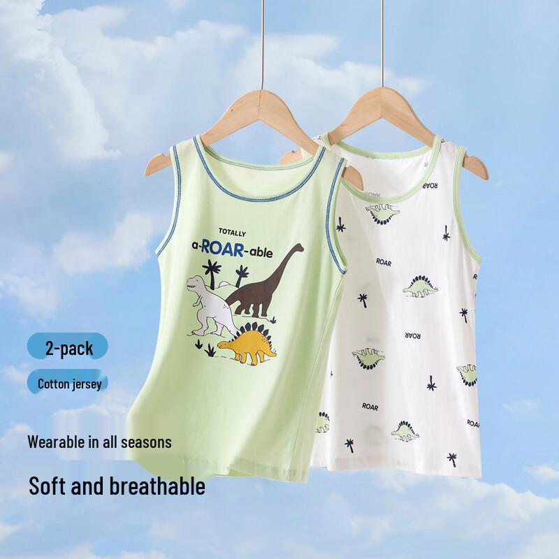 Dingguagua Kids  Pure Cotton Sleeveless Undershirts 170