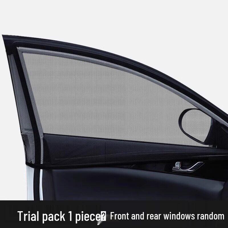 Car Window Anti-Mosquito Mesh Sun Shade & Privacy Curtain with Sun Protection
