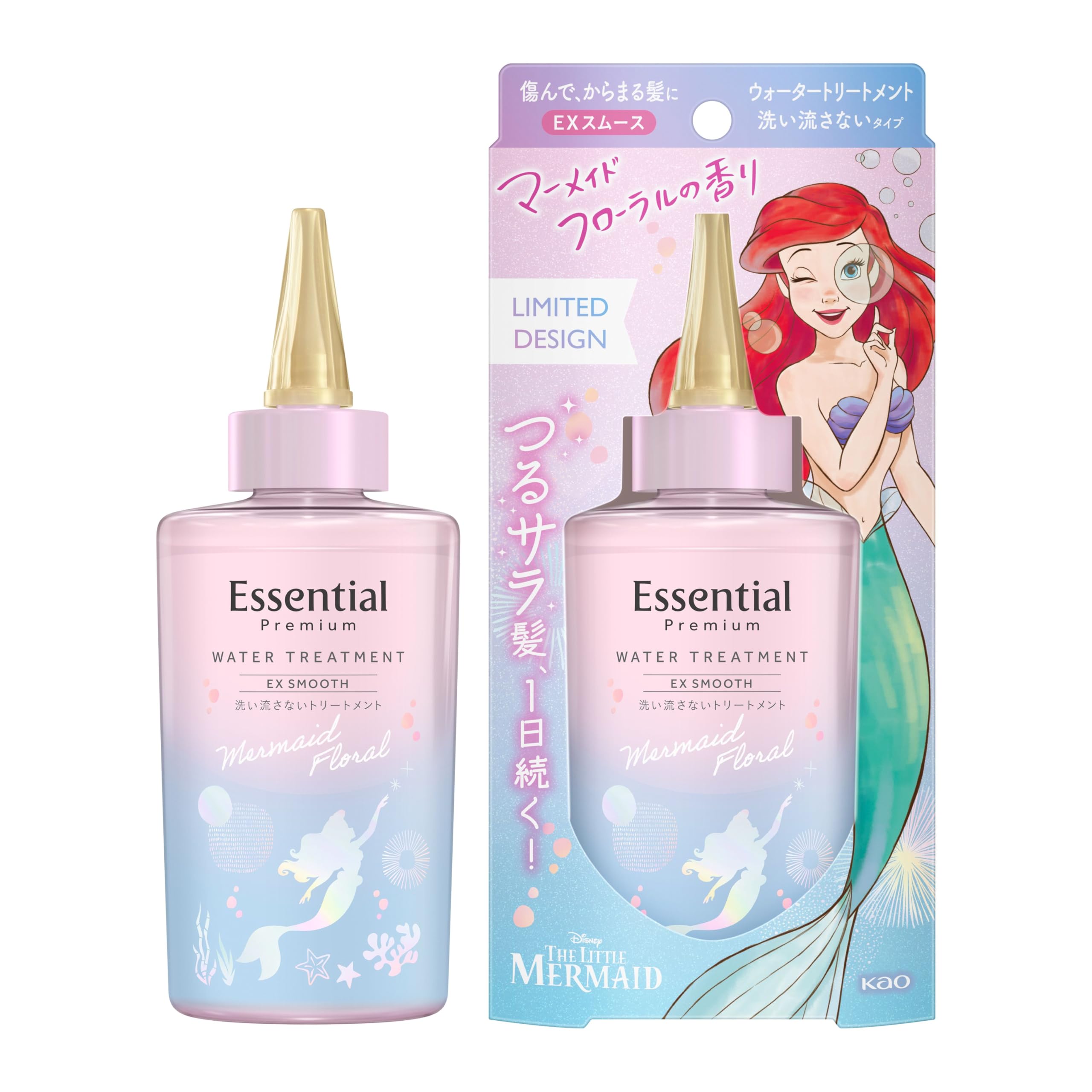 

Essential Premium Water Treatment EX Smooth Ariel Design 200 мл с цветочным ароматом русалки