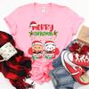 Joyeux Noël Mignon Bubu Dudu Graphiques Dessin Animé T-shirt Populaire Fête de Fête Unisexe Coton T-shirts Tendance Drôle Chemise de Noël